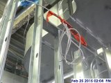 Installed electrical split wire above the ceiling for the 2nd floor ENL Facing North.jpg